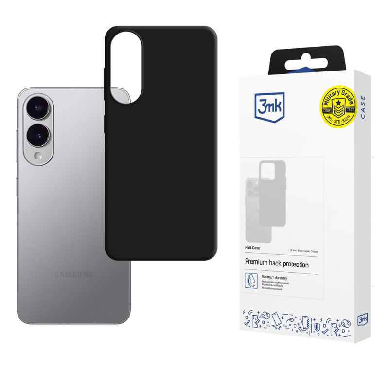 3MK Matt Case etui na telefon Samsung Galaxy S25 Edge, czarne