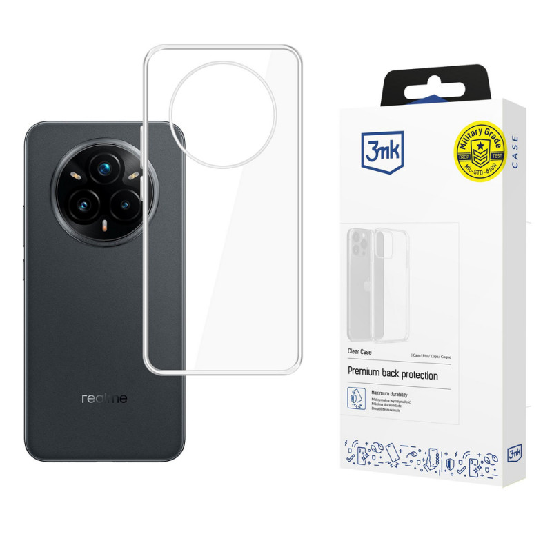 3MK Clear Case etui na telefon Realme 14 Pro+, przezroczyste