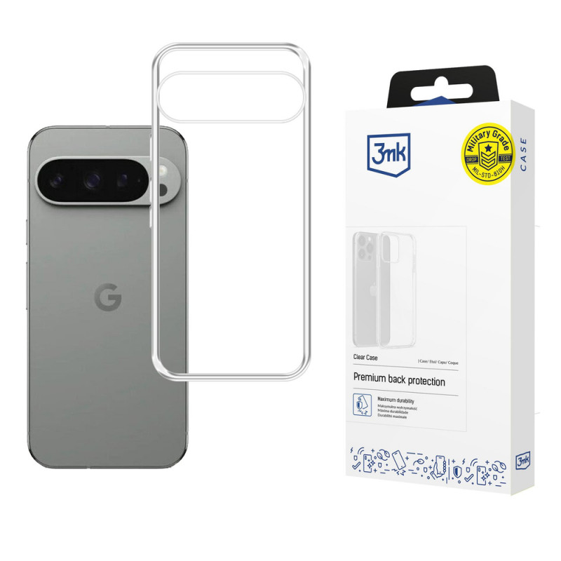 3MK Clear Case etui na telefon Google Pixel 10 / Pixel 10 Pro, przezroczyste