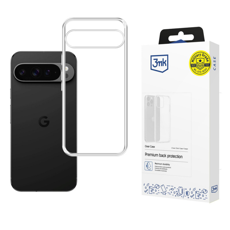 3MK Clear Case etui do Google Pixel 10 Pro XL, przezroczyste