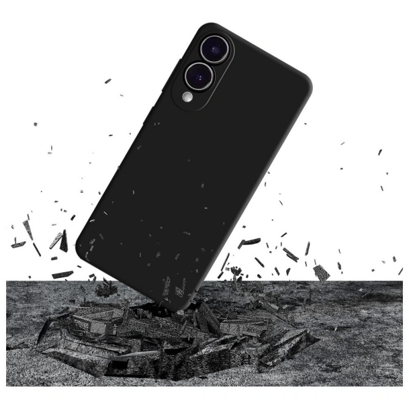 3MK etui silikonowe do Samsung Galaxy S25 Edge, czarne