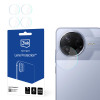 3MK Lens Protection szkło hybrydowe na obiektyw aparatu Xiaomi POCO F7 Pro (4 szt.)