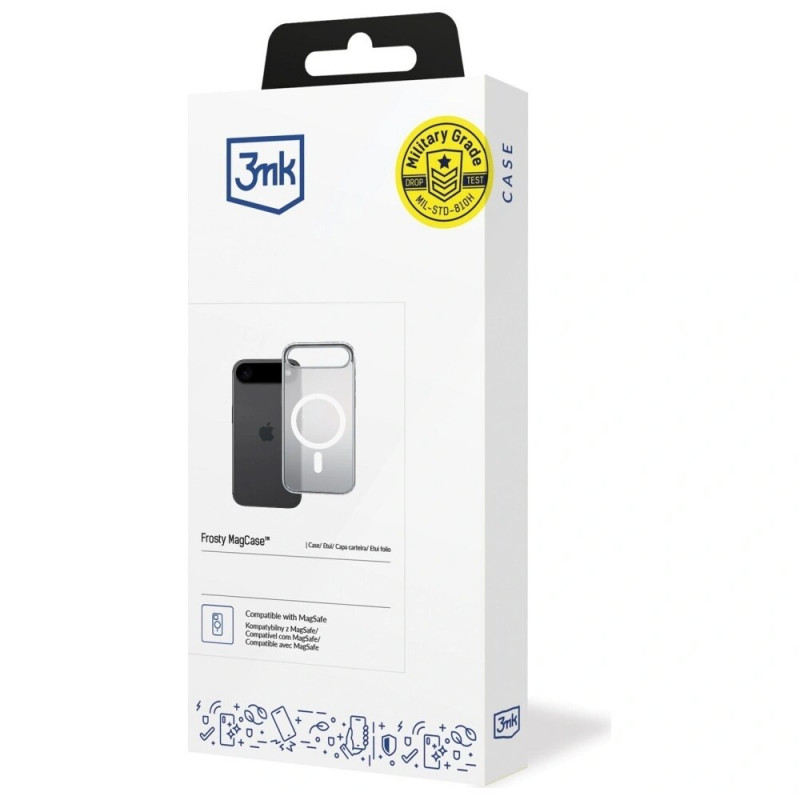 3MK Frosty MagCase etui do Apple iPhone Air, białe
