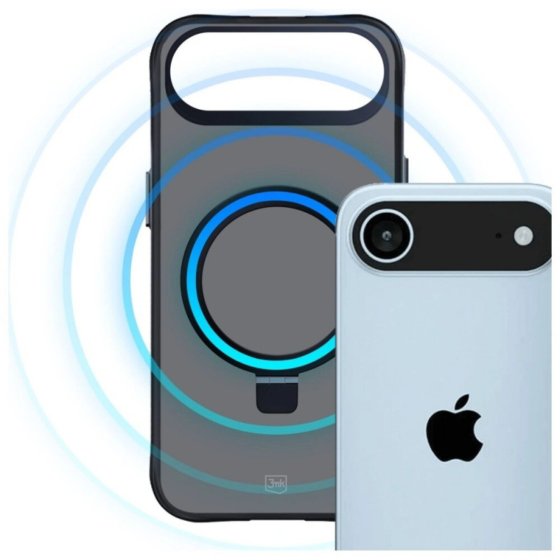3mk Smoke Case Mag&Stand etui do Apple iPhone Air, czarne