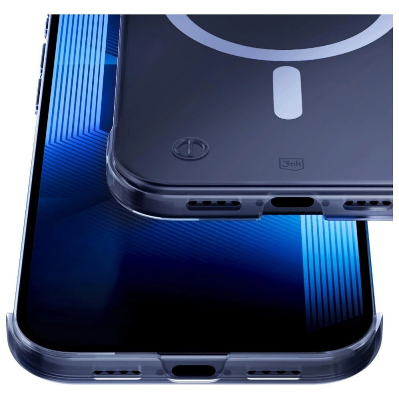 3mk Just20g MagCase etui do Apple iPhone 17 Pro Max, przezroczyste, poliwęglan