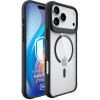 3mk Satin Armor MagCase etui do Apple iPhone 17 Pro Max, przezroczyste czarne