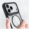 3mk Satin Armor MagCase etui do Apple iPhone 17 Pro Max, przezroczyste czarne