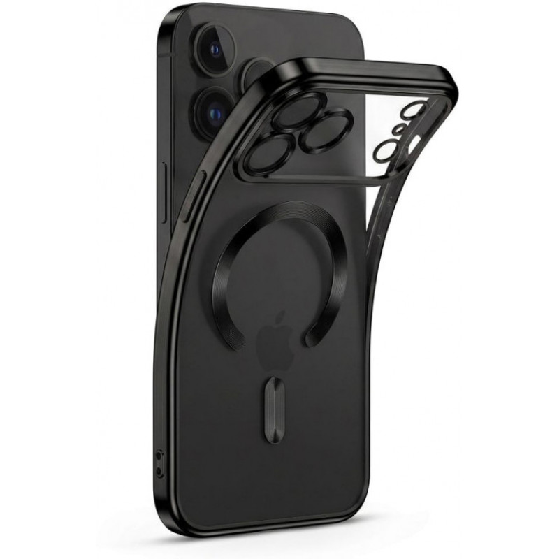 Tech-Protect MagFlex MagSafe etui do Apple iPhone 17 Pro / 18 Pro, błyszczące czarne
