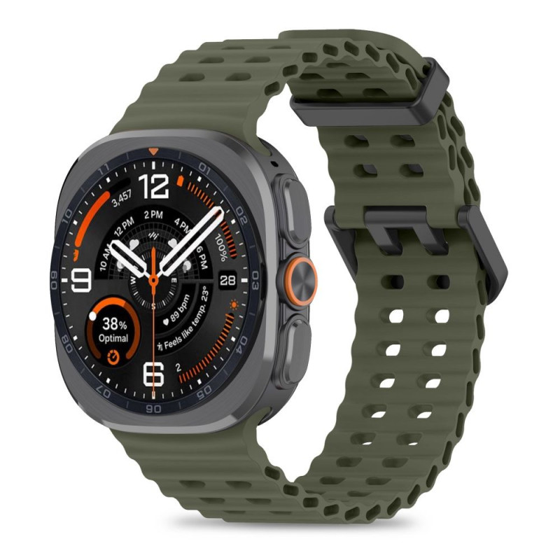 Tech-Protect Iconband Pro pasek do zegarka Samsung Galaxy Watch Ultra 1 / 2 (2024-2026), 47 mm, zielony wojskowy