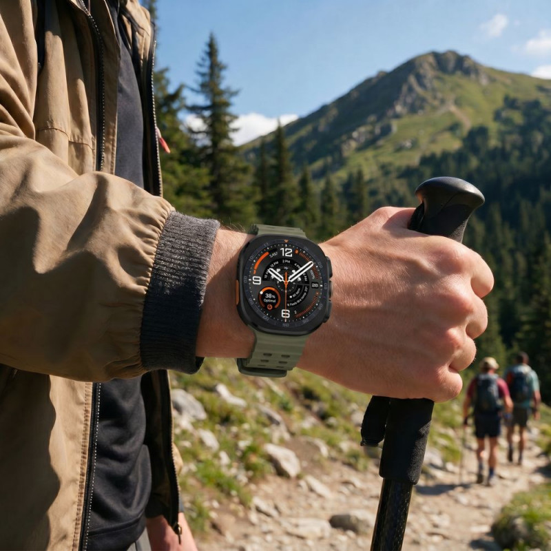 Tech-Protect Iconband Pro pasek do zegarka Samsung Galaxy Watch Ultra 1 / 2 (2024-2026), 47 mm, zielony wojskowy