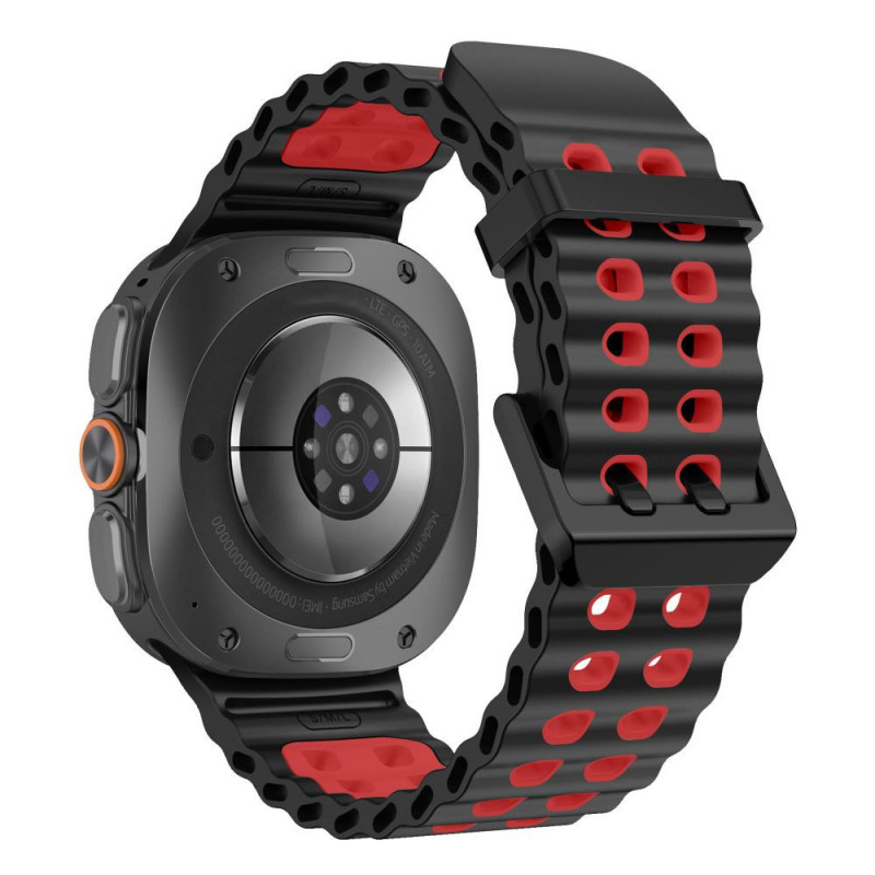 Tech-Protect Iconband Pro pasek do zegarka Samsung Galaxy Watch Ultra 1 / 2 (2024-2026), 47 mm, czarno-czerwony