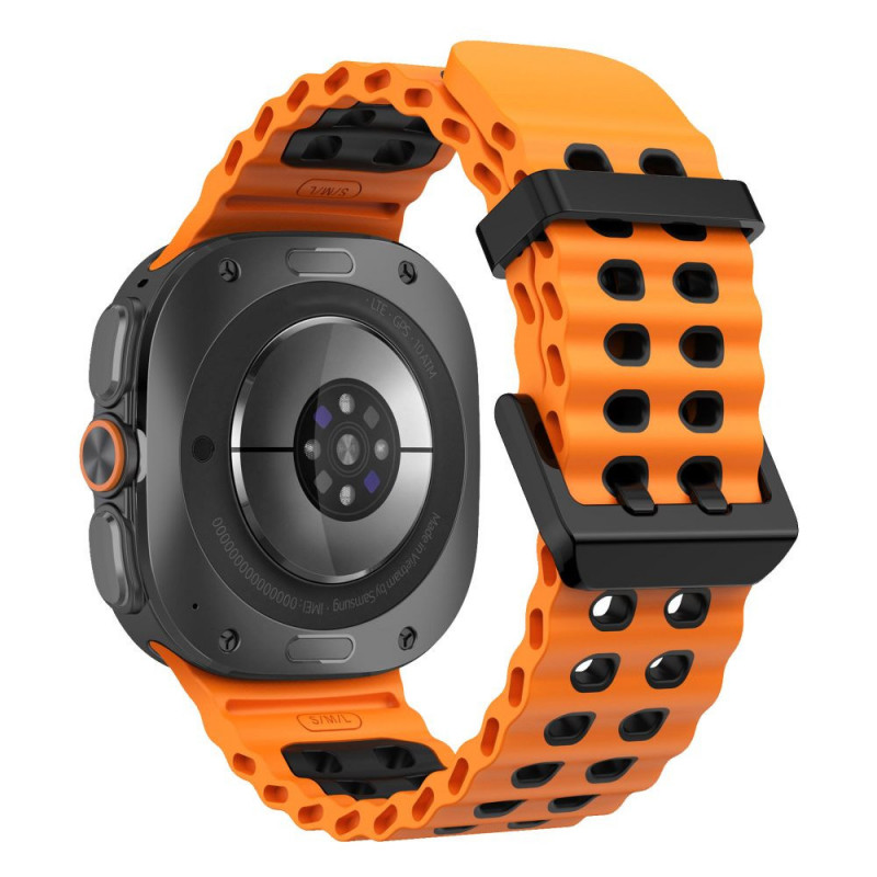 Tech-Protect Iconband Pro pasek do zegarka Samsung Galaxy Watch Ultra 1 / 2 (2024-2026), 47 mm, pomarańczowo-czarny
