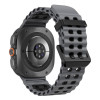 Tech-Protect Iconband Pro pasek do zegarka Samsung Galaxy Watch Ultra 1 / 2 (2024-2026), 47 mm, szaro-czarny