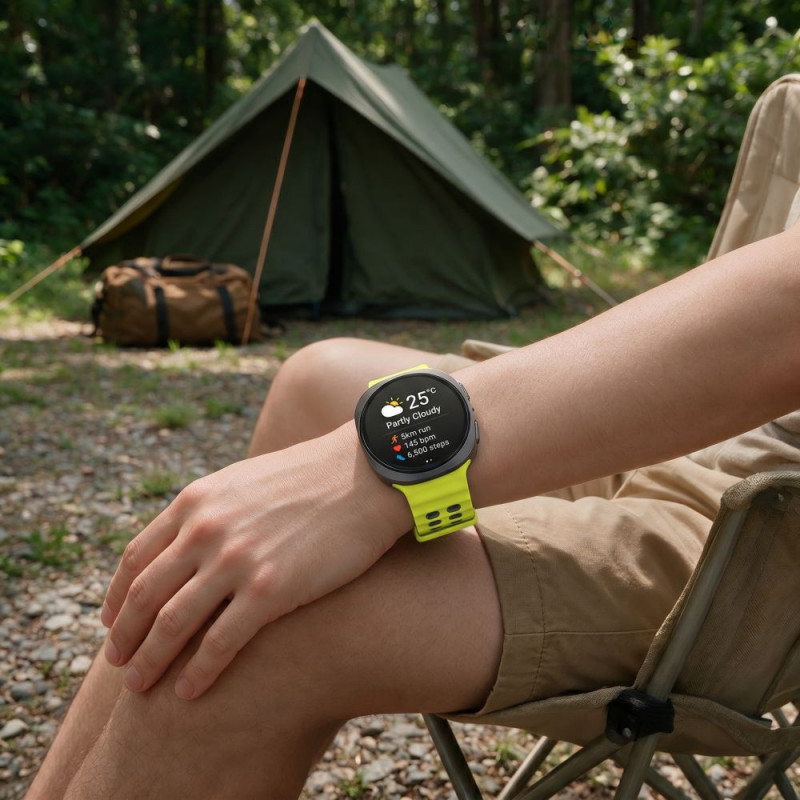 Tech-Protect Iconband Pro pasek do zegarka Samsung Galaxy Watch Ultra 1 / 2 (2024-2026), 47 mm, limonkowo-czarny