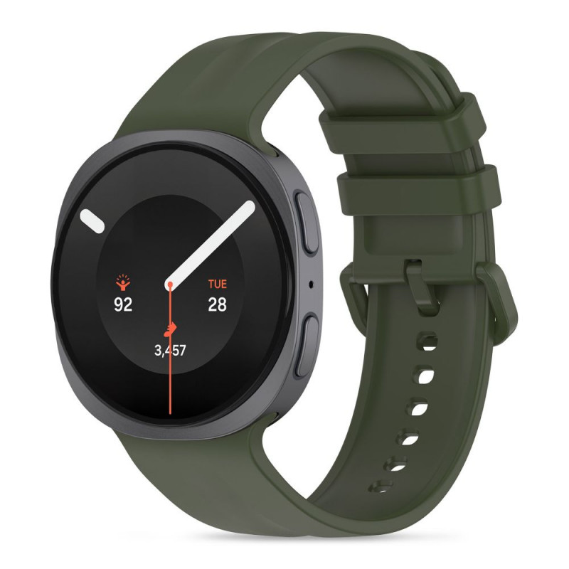 Tech-Protect Silicone Evo pasek do zegarka Samsung Galaxy Watch 8 / 9 / Classic (40 / 44 / 46 mm), zielony wojskowy