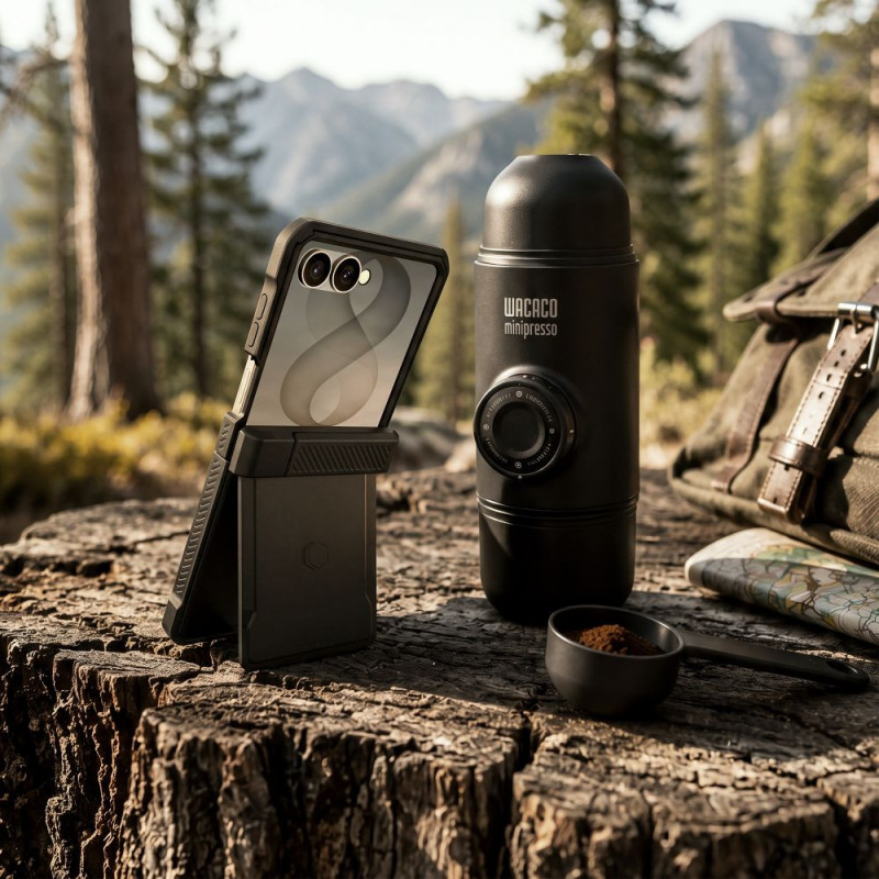 Tech-Protect Kevlar Pro etui do Samsung Galaxy Z Flip 8, czarne