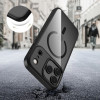 Tech-Protect MagMat MagSafe etui do Apple iPhone 17 Pro Max, czarno-przezroczyste