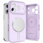Tech-Protect Silicone MagSafe etui do Apple iPhone 17 Pro, liliowe, THP4521