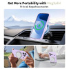 Tech-Protect Silicone MagSafe etui do Apple iPhone 17 Pro, liliowe, THP4521