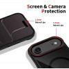 Tech-Protect MagHybrid MagSafe etui do Apple iPhone Air, czarno-czerwone
