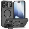 Etui Tech-Protect Magstand MagSafe do Apple iPhone 17 Pro, matowe czarne