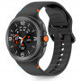 Tech-Protect Silicone pasek do Samsung Galaxy Watch 8 / 9 / Classic 40/44/46 mm, czarny