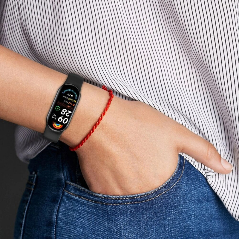 Tech-Protect Iconband Pure pasek do Xiaomi Smart Band 8 / 9 / 10 / NFC, delikatny miętowy