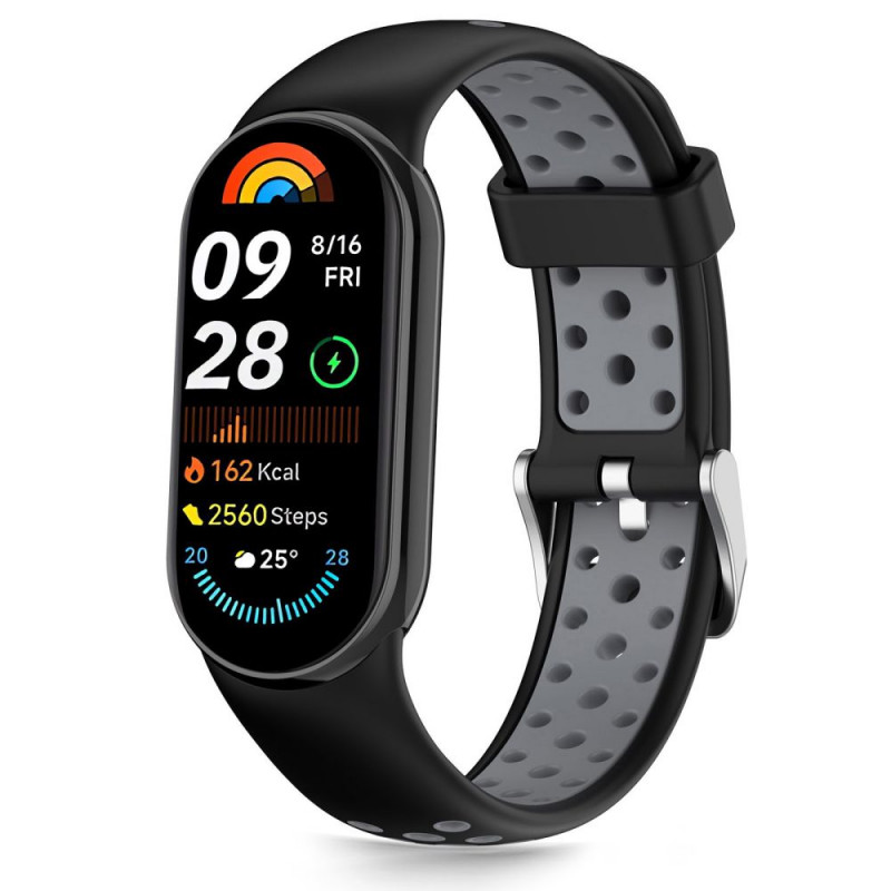 Tech-Protect IconBand Air pasek do Xiaomi Smart Band 8 / 9 / 10 / NFC, czarny/szary