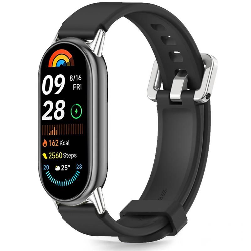 Tech-Protect IconBand Classic pasek do Xiaomi Smart Band 8 / 9 / 10 / NFC, czarny