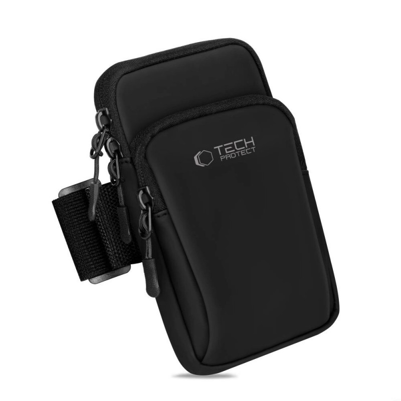 Tech-Protect M7 uniwersalne sportowe etui na ramię, czarne