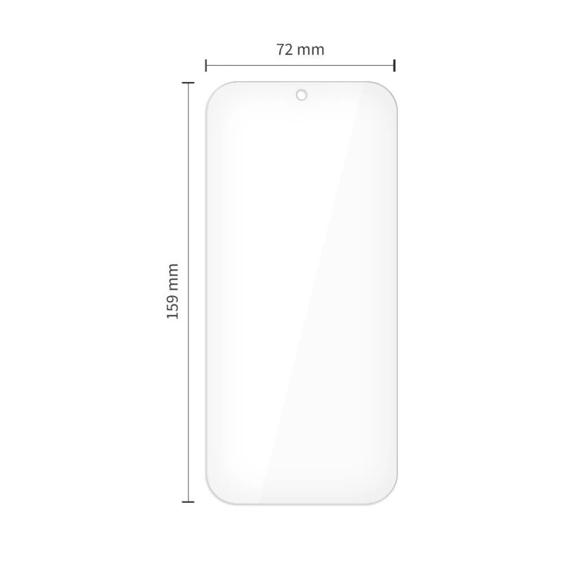 Tech-Protect Glass Fit+ szkło hartowane do Google Pixel 9 Pro XL / 10 Pro XL / 11 Pro XL, przezroczyste (2 szt.)