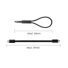 Tech-Protect Ultraboost DNA brelok kabel USB-C / USB-C PD 60W / 3A, 17 cm, żelazny szary