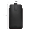 Tech-Protect SM65 uniwersalne etui na telefon 6,0-6,9 cala, ekoskóra, czarno-czerwone