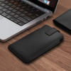 Tech-Protect SM65 uniwersalne etui na telefon 6,0-6,9 cala, ekoskóra, czarno-czerwone