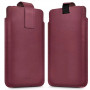 Tech-Protect SM65 uniwersalne etui na telefon 6,0-6,9 cala, ekoskóra, bordowe