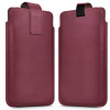 Tech-Protect SM65 uniwersalne etui na telefon 6,0-6,9 cala, ekoskóra, bordowe