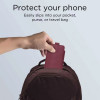 Tech-Protect SM65 uniwersalne etui na telefon 6,0-6,9 cala, ekoskóra, bordowe