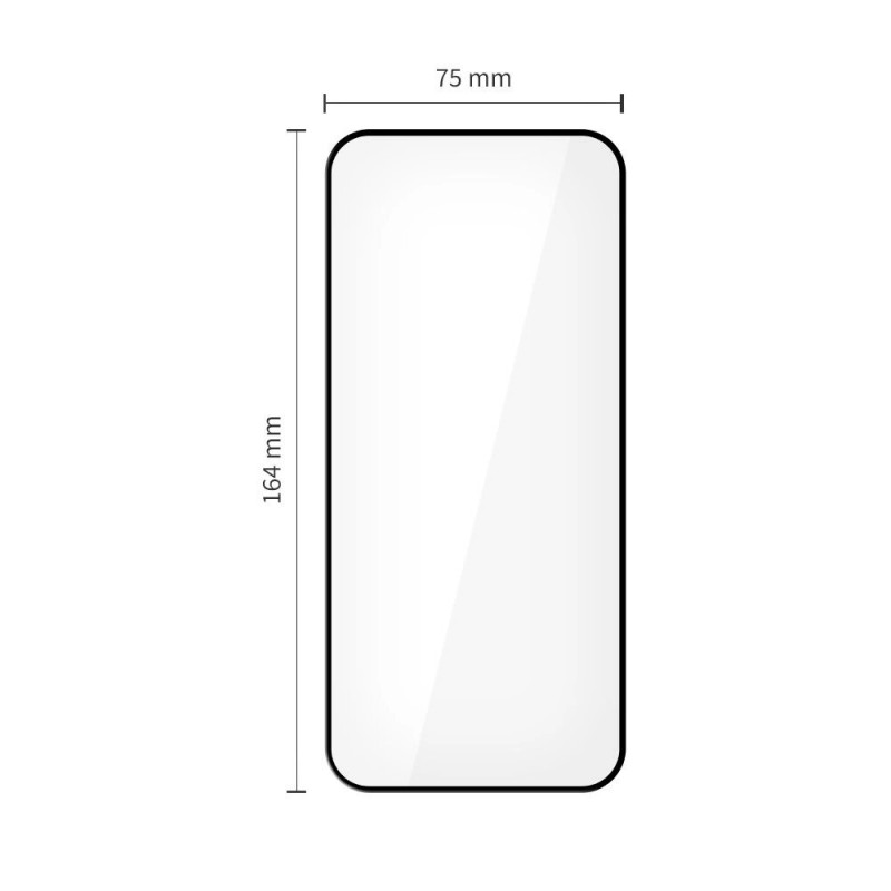 Tech-Protect Glass Fit+ szkło hartowane do Xiaomi Redmi 15 4G / 5G, czarne (2 szt.)