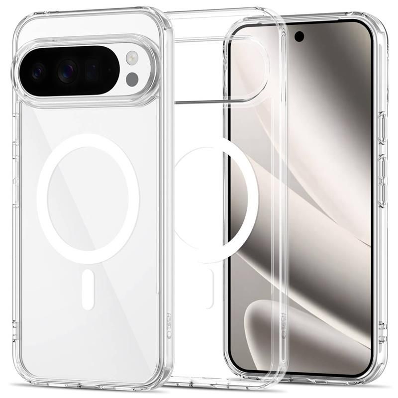 Tech-Protect FlexAir Hybrid MagSafe etui do Google Pixel 10 / 10 Pro, przezroczyste