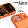 Tech-Protect MagMat etui do Apple iPhone 17 Pro, matowe w kolorze kosmicznej pomarańczy