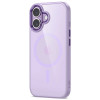 Tech-Protect MagMat MagSafe etui do Apple iPhone 17, lawendowe/przezroczyste