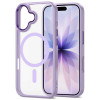 Tech-Protect MagMat MagSafe etui do Apple iPhone 17, lawendowe/przezroczyste