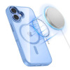 Tech-Protect MagMat MagSafe etui do Apple iPhone 17, mgliście niebieskie/przezroczyste