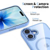 Tech-Protect MagMat MagSafe etui do Apple iPhone 17, mgliście niebieskie/przezroczyste
