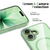 Tech-Protect MagMat MagSafe etui do Apple iPhone 17, szałwiowe/przezroczyste
