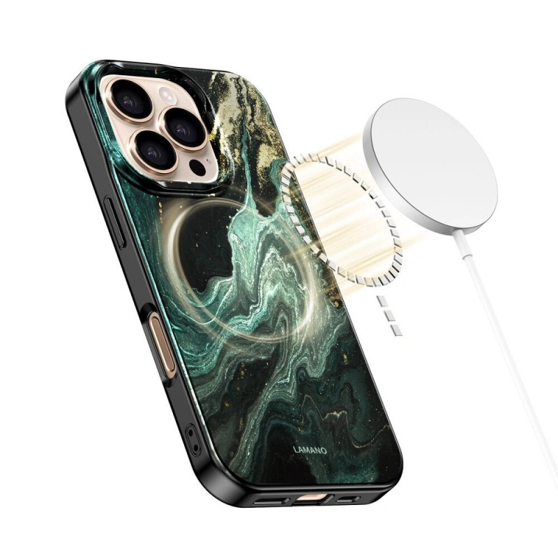 Tech-Protect Lamano MagSafe etui do Apple iPhone 16 Pro Max, Verde Aura