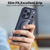 Tech-Protect MagMat MagSafe etui do Apple iPhone 17 Pro, głęboko niebieskie/przezroczyste