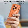 Tech-Protect MagMat MagSafe etui do Apple iPhone 17 Pro Max, kosmicznie pomarańczowe/przezroczyste