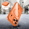 Tech-Protect MagMat MagSafe etui do Apple iPhone 17 Pro Max, kosmicznie pomarańczowe/przezroczyste