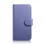 iCarer Wallet Case 2in1 etui skórzane z klapką do iPhone 14 Plus, Anti-RFID, jasnofioletowe (WMI14220727-LP)